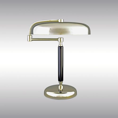 Настольная лампа - AD10 60 - Woka Lamps Vienna - из латуни / из бука / классическая