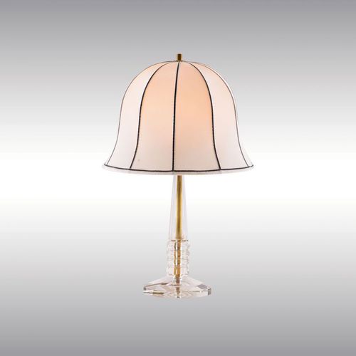 Настольная лампа - 4063 - Woka Lamps Vienna - из стекла / из шелка / классическая