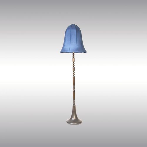 Напольная лампа - WIKTORIN WW-17 20318 - Woka Lamps Vienna - из шелка / из дерева / классическая