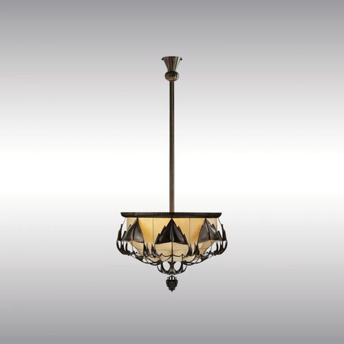 Подвесная лампа - PECHE2 21312 - Woka Lamps Vienna - из латуни / классическая / проводная