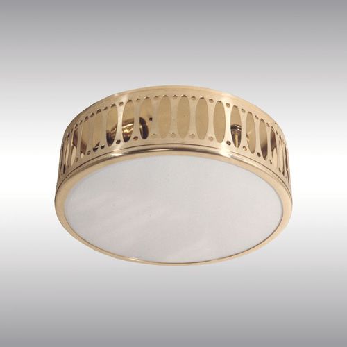 Классический потолочный светильник - WW8 44 - Woka Lamps Vienna - круглый / из стекла / из латуни