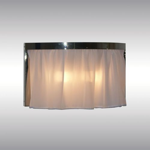 Классический настенный светильник - LOOSBAR BREIT 20510 - Woka Lamps Vienna - для интерьера / из ткани / из латуни