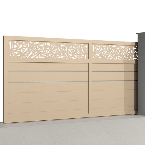 Раздвижное ворота - City TURIN C007 - Gates-Creations - правое / левое / из алюминия