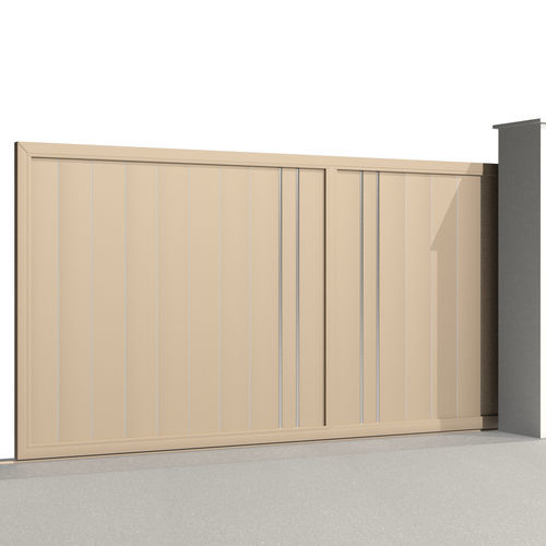 Раздвижное ворота - WAGNER C010 - Gates-Creations - правое / левое / из алюминия