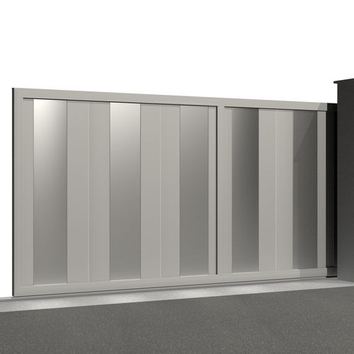 Раздвижное ворота - &Eacute;l&eacute;gance LUXE C013 - Gates-Creations - правое / левое / из алюминия