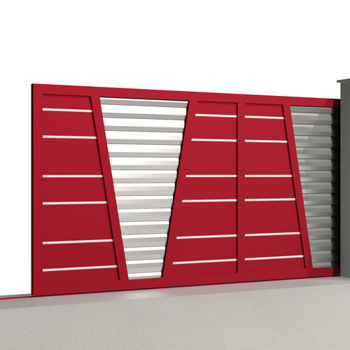 Раздвижное ворота - Tr&eacute;sor AGATE C024 - Gates-Creations - правое / левое / из алюминия