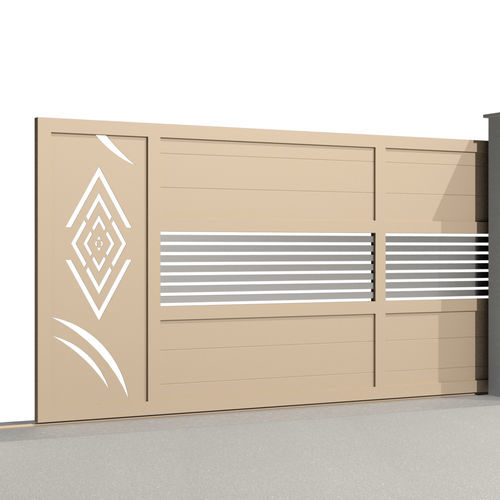 Раздвижное ворота - City SOFIA C026 - Gates-Creations - правое / левое / из алюминия