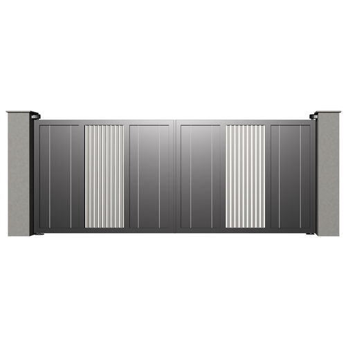 Створчатое ворота - Tr&eacute;sor DIAMANT B015 - Gates-Creations - правое / левое / из алюминия