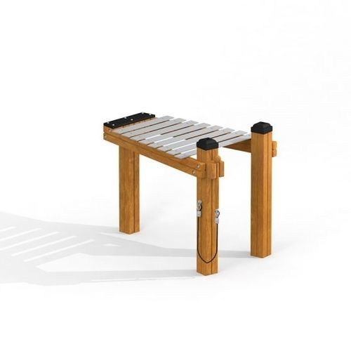 Музыкальная игровая конструкция - XYLOPHONE   - Lars Laj - для игровой площадки / из нержавеющей стали / из дерева