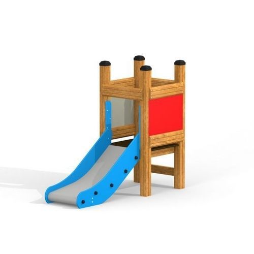 Прямая горка - TODDLER TOWER   - Lars Laj - для игровой площадки / из нержавеющей стали / из дерева