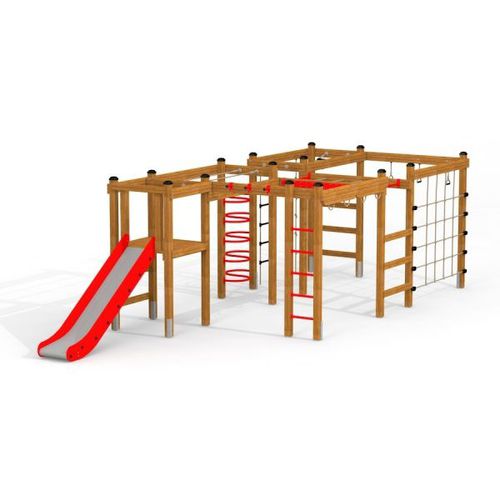 Игровая конструкция для игровой площадки - ACTIVITY CENTER  - Lars Laj - из дерева / из нержавеющей стали / из полипропилена