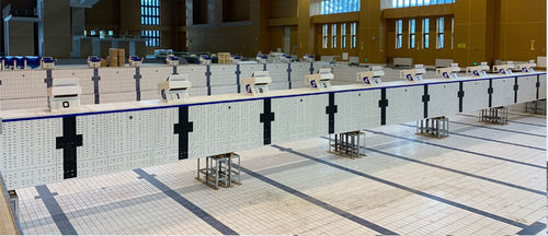 Поперечная мобильная перегородка для бассейна - Jiangyin Sifang Swimming Rehabilitation Industry Co., Ltd.