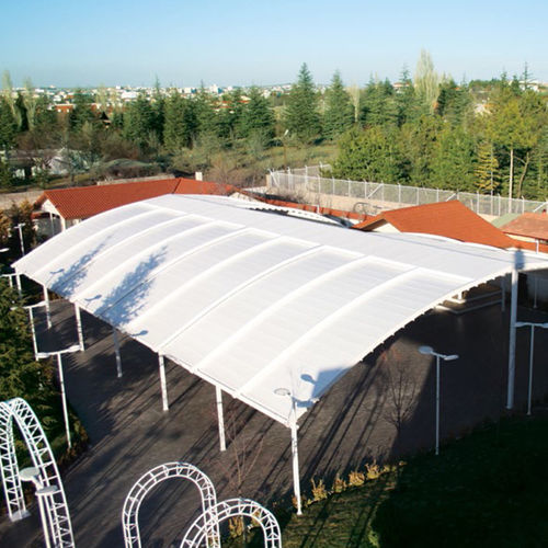 Навес для входа - FRAMELESS - Designer shade solutions - для террасы / для внешней лестницы / из металла