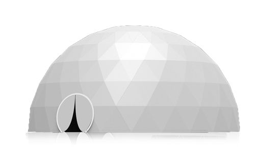 Световой купол из стали - 12M - Shelter Dome - из ПВХ / изогнутый / прозрачный