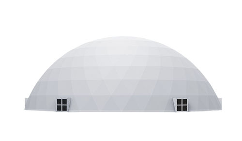 Световой купол из стали - 40M - Shelter Dome - из ПВХ / изогнутый / прозрачный