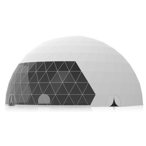 Световой купол из стали - 30M - Shelter Dome - из ПВХ / изогнутый / прозрачный