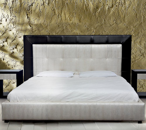 Кровать размер king size - EXCELSIOR - Stone International - размер queen size / современная / обитая