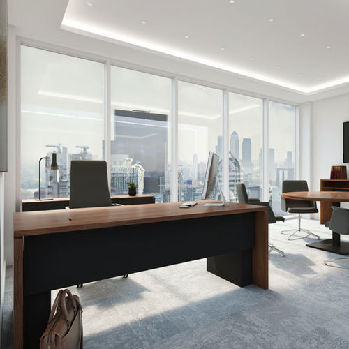 Директорский рабочий стол - CORPORATE SUITE - WILLIAM HANDS - напольный / современный / из дерева