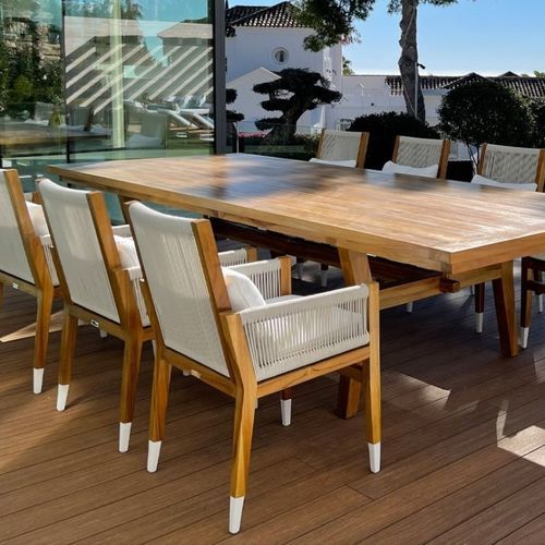 Современный cтул для столовых - AMALFI - G&G Italia Designer Furniture - для наружного применения / из ткани / из веревки
