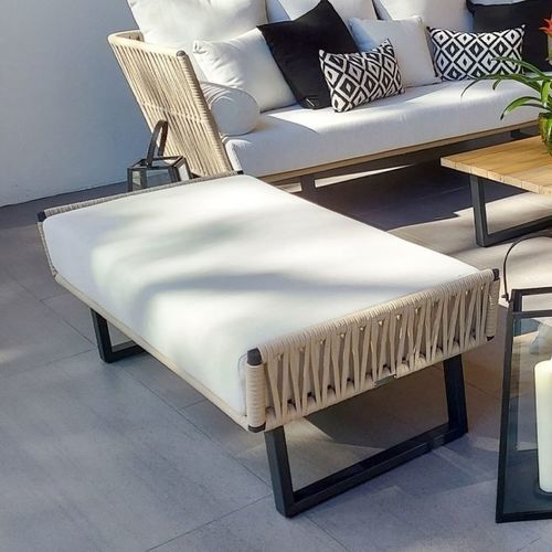Современная подставка для ног - SIENNA CANASTA - G&G Italia Designer Furniture - из ткани / из губки / из штукатурки