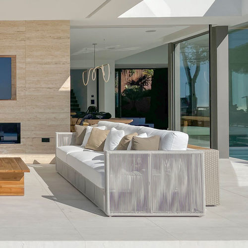 Современный диван - LAUREL  - G&G Italia Designer Furniture - для наружного применения / из ткани / из губки