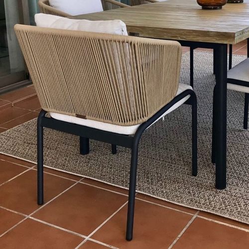 Современный cтул для столовых - STELLA - G&G Italia Designer Furniture - для наружного применения / из алюминия / из ткани