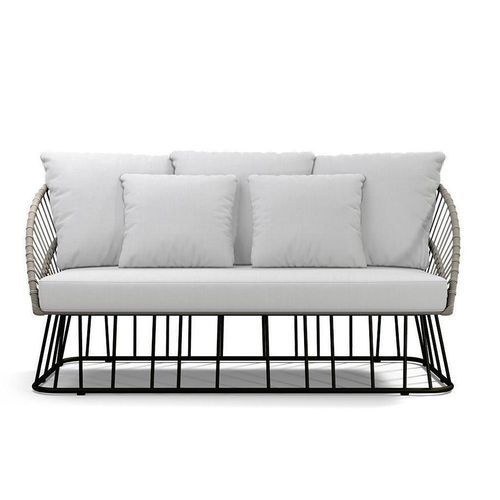 Современный диван - KARIMUN - G&G Italia Designer Furniture - для улицы / из термолакированного алюминия / из ткани