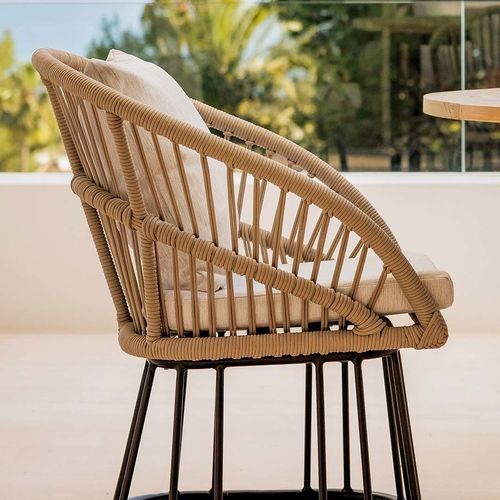 Современное кресло - KARIMUN - G&G Italia Designer Furniture - из водостойкого текстиля / из алюминия / из термолакированного алюминия