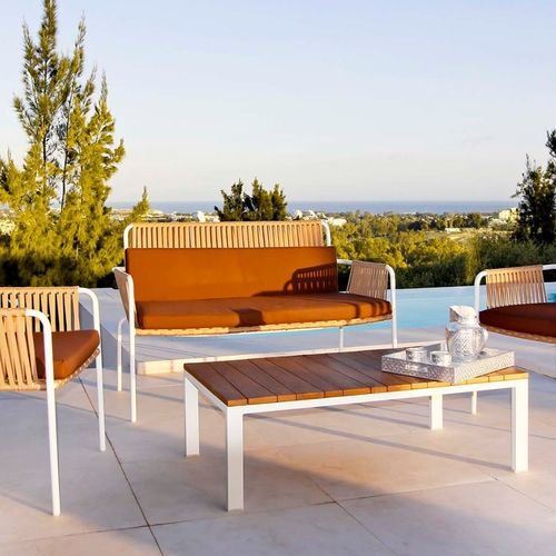 Современный диван - PALAZZIO - G&G Italia Designer Furniture - для наружного применения / из ткани / из губки