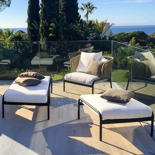Современная подставка для ног - STELLA - G&G Italia Designer Furniture - из ткани / из губки / из штукатурки