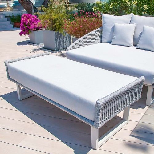 Современная подставка для ног - SIENNA - G&G Italia Designer Furniture - из губки / из штукатурки / алюминий
