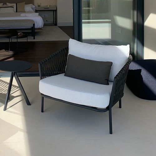 Современное кресло - PORTSIDE - G&G Italia Designer Furniture - из пенополиуретана / из водостойкого текстиля / из веревки
