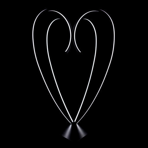 Напольная лампа - HEART - KISSA LAMPS - из экструдированного алюминия / из термолакированного алюминия / уникальный дизайн