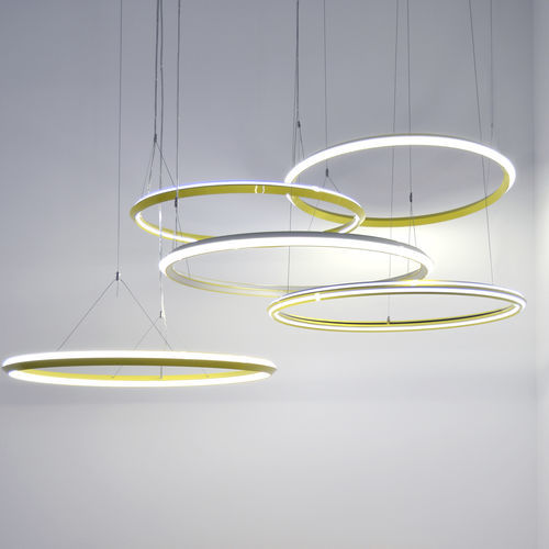 Подвесная лампа - UFO - KISSA LAMPS - из экструдированного алюминия / из термолакированного алюминия / современная
