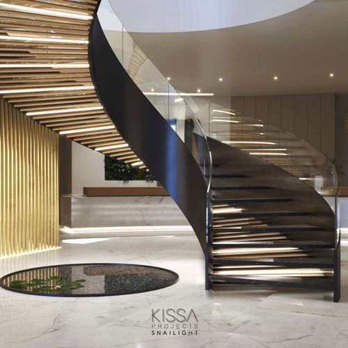 Встроенный осветительный профиль - SNAILIGHT PROJECT - KISSA LAMPS - LED / диммируемый / для офиса