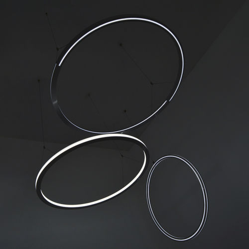 Подвесная лампа - RING - KISSA LAMPS - из анодированного алюминия / из экструдированного алюминия / современная