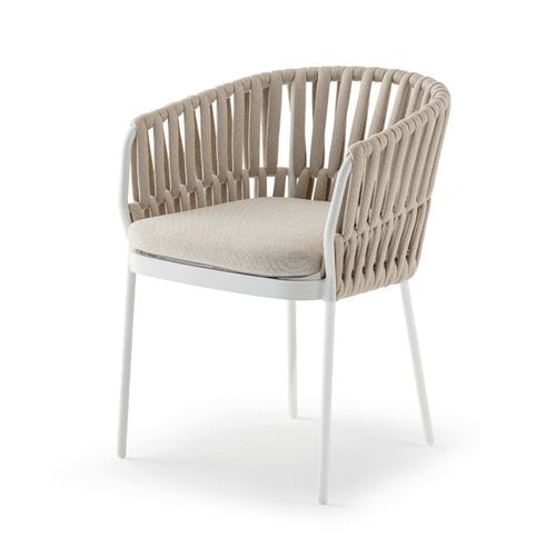 Современный cтул - SOHO ARMCHAIR - GRATTONI S.R.L. - для наружного применения / из акрила / из веревки