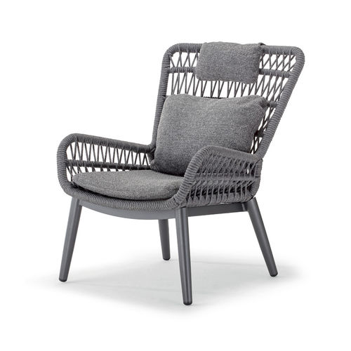 Современное кресло - TROPEA LOUNGE - GRATTONI S.R.L. - из Textilene® / из веревки / из алюминия