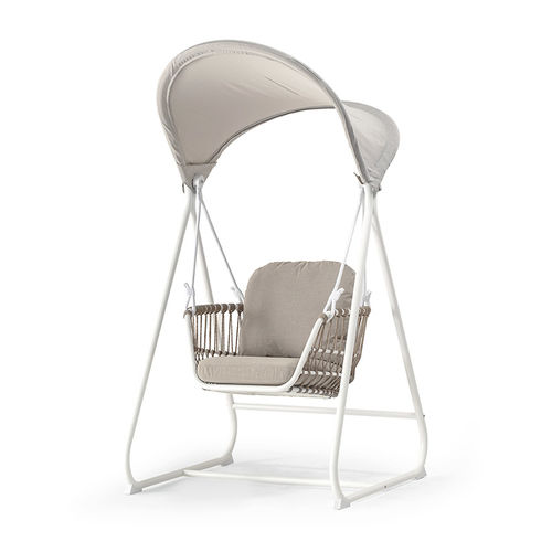 Качель из алюминия - BARI ROCKING CHAIR - GRATTONI S.R.L. - из ткани / из веревки / подвесная