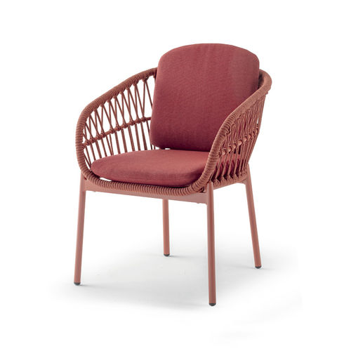 Cтул из веревки - ELBA ROPE ARMCHAIR - GRATTONI S.R.L. - современный / для наружного применения / из алюминия