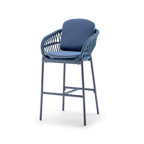 Барный стул из веревки - ELBA ROPE STOOL - GRATTONI S.R.L. - современный / для наружного применения / из ткани