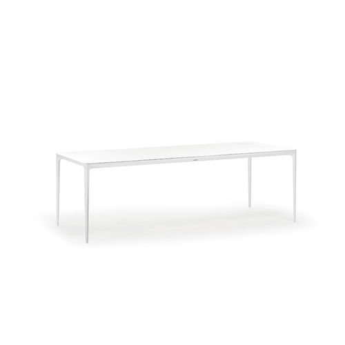 Современный стол - BAHAMAS ALU TABLE - GRATTONI S.R.L. - из алюминия / с основанием из алюминия / прямоугольный