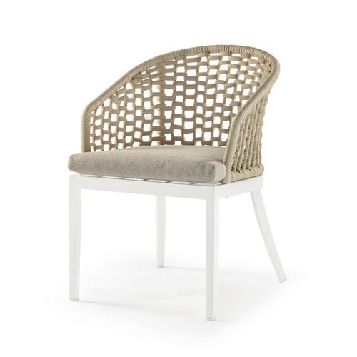 Современный cтул - KOS ARMCHAIR - GRATTONI S.R.L. - для наружного применения / из каучука / из веревки