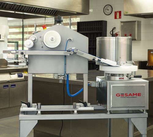 Формовочная машина для мяса для мясных биточков - MHSUPER 114 - GESAME FOOD MACHINERY S.L. - для котлет / автоматическая
