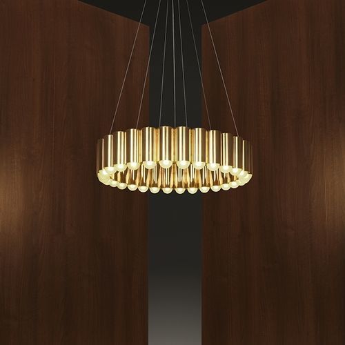 Современная люстра - CAROUSEL - Lee Broom - из стекла / из стали / трубчатая