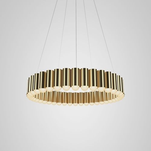Современная люстра - CAROUSEL MEDIUM - Lee Broom - из стекла / из стали / трубчатая