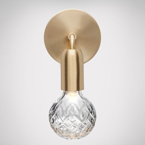 Современный настенный светильник - CRYSTAL BULB - Lee Broom - для интерьера / из кристалла / из стали
