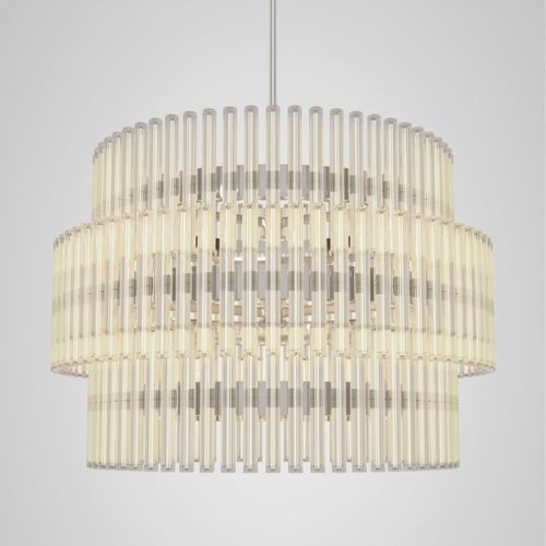 Современная люстра - AURORA 3 TIER XXL - Lee Broom - из стекла / из нержавеющей стали / трубчатая