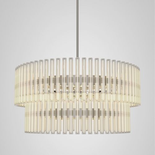 Современная люстра - AURORA 2 TIER XXL - Lee Broom - из стекла / из нержавеющей стали / трубчатая
