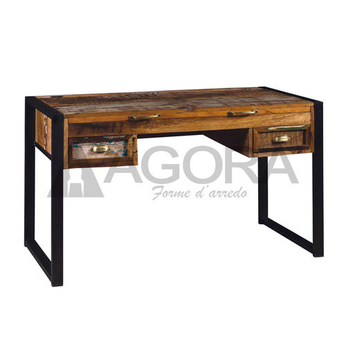 Напольный рабочий стол - ART. 688-000578 - AGORA' SRL - классический / из цельной древесины / из переработанных материалов